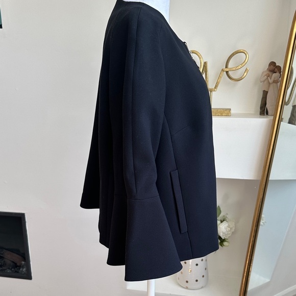 Ann Taylor Black Cape Jacket - Picture 3 of 8